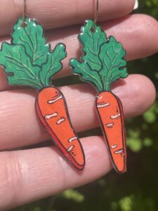 Carrot Earrings