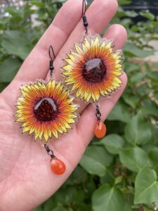 Sunflower Earrings